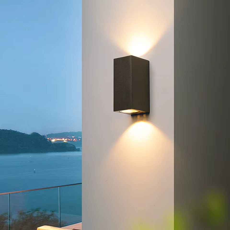 Indoor Outdoor Led Wall Lights IP66 Waterproof up down LED 6W Led Wall Lamp Surface Mounted Garden Porch Sensor LED Light
