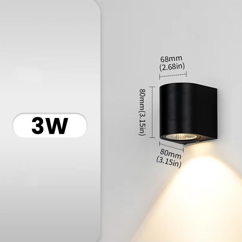 Indoor Outdoor Led Wall Lights IP66 Waterproof up down LED 6W Led Wall Lamp Surface Mounted Garden Porch Sensor LED Light