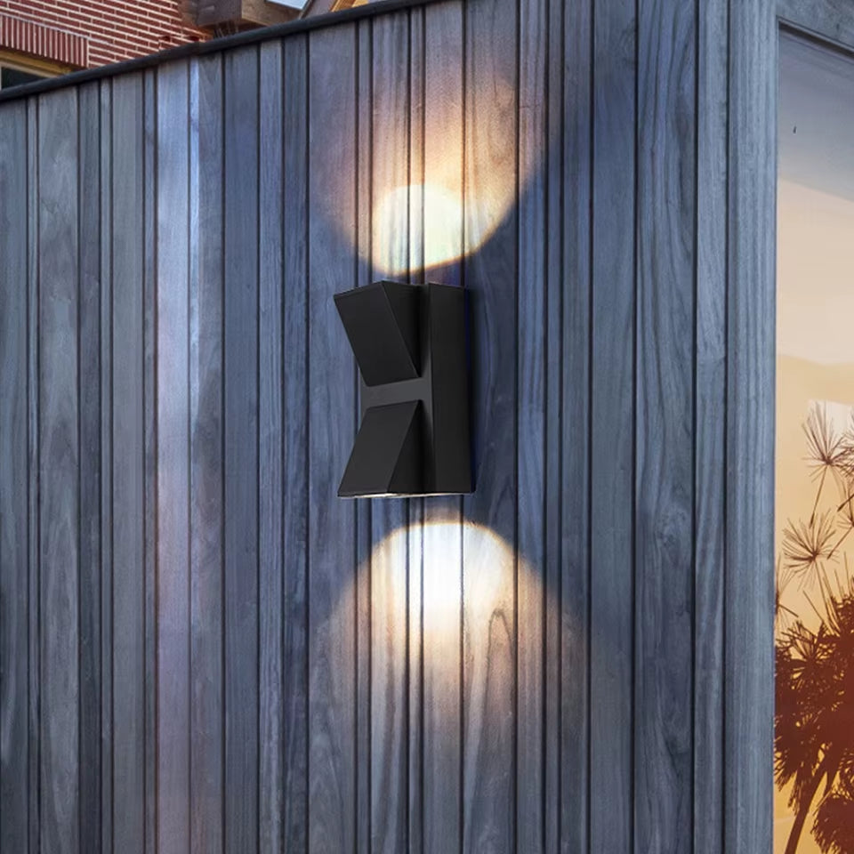 Indoor Outdoor Led Wall Lights IP66 Waterproof up down LED 6W Led Wall Lamp Surface Mounted Garden Porch Sensor LED Light