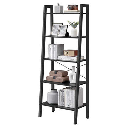 Jabari 67.9" H X 22" W Metal Ladder Bookcase