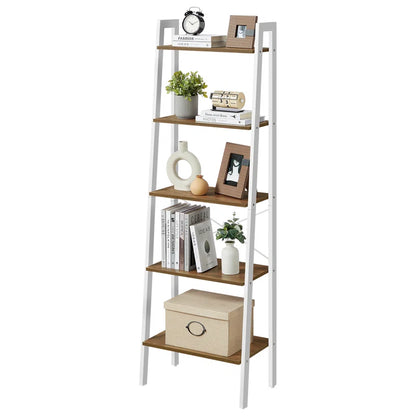 Jabari 67.9" H X 22" W Metal Ladder Bookcase